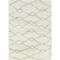 Homeroots 5 ft. 3 in. x 7 ft. 7 in. Polypropylene Ivory & Grey Area Rug 352488 - alternate 1
